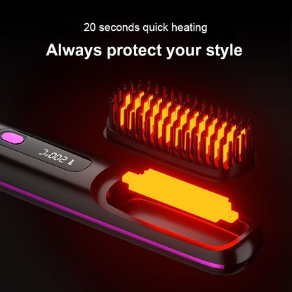 Wireless 2-in-1 Hair Straightening Comb