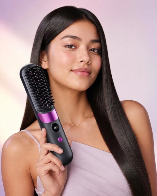 Wireless 2-in-1 Hair Straightening Comb